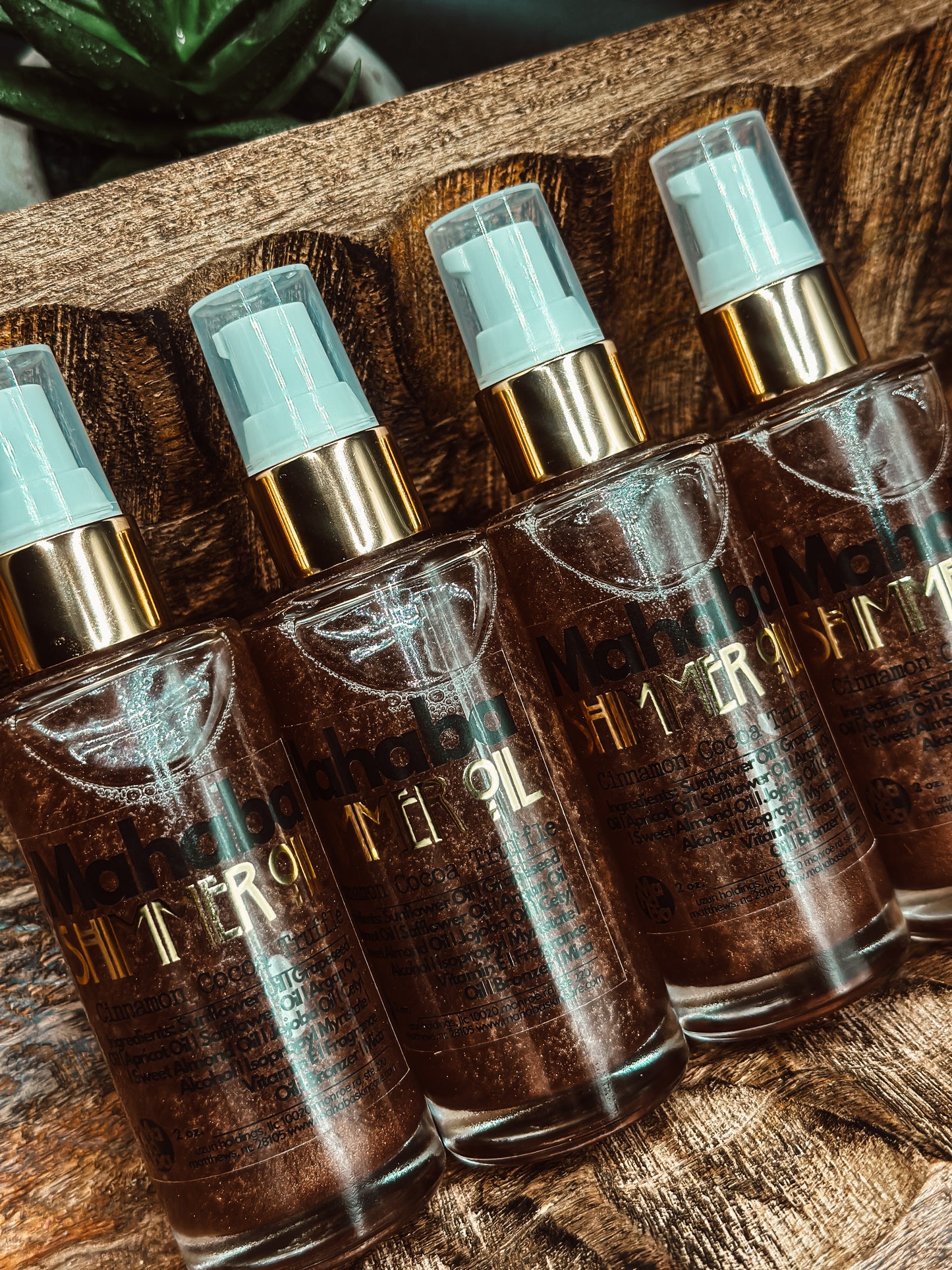 Cinnamon Cocoa Truffle Shimmer Body Oil