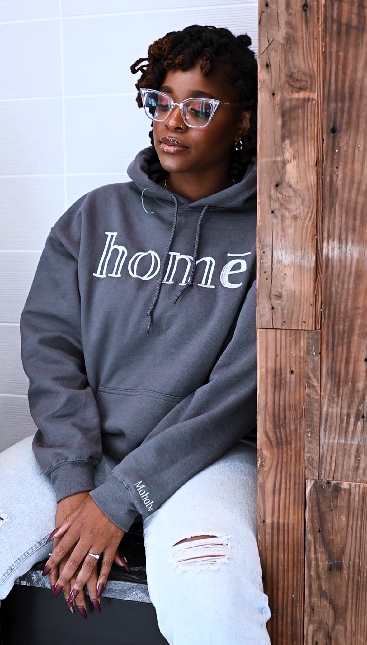 Gray Homē Hoodie
