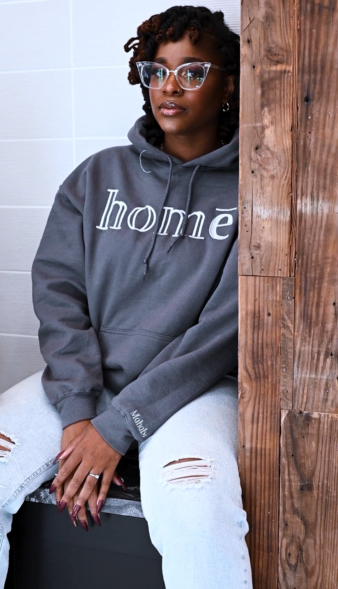 Gray Homē Hoodie