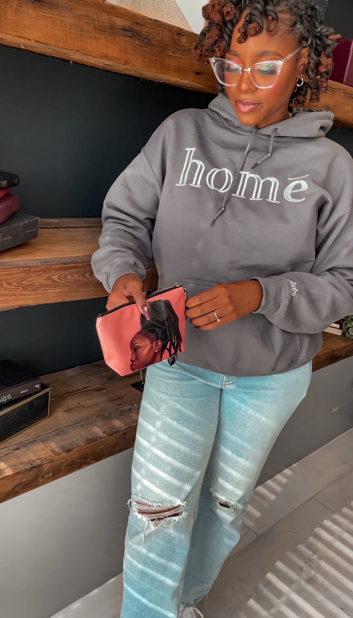 Gray Homē Hoodie