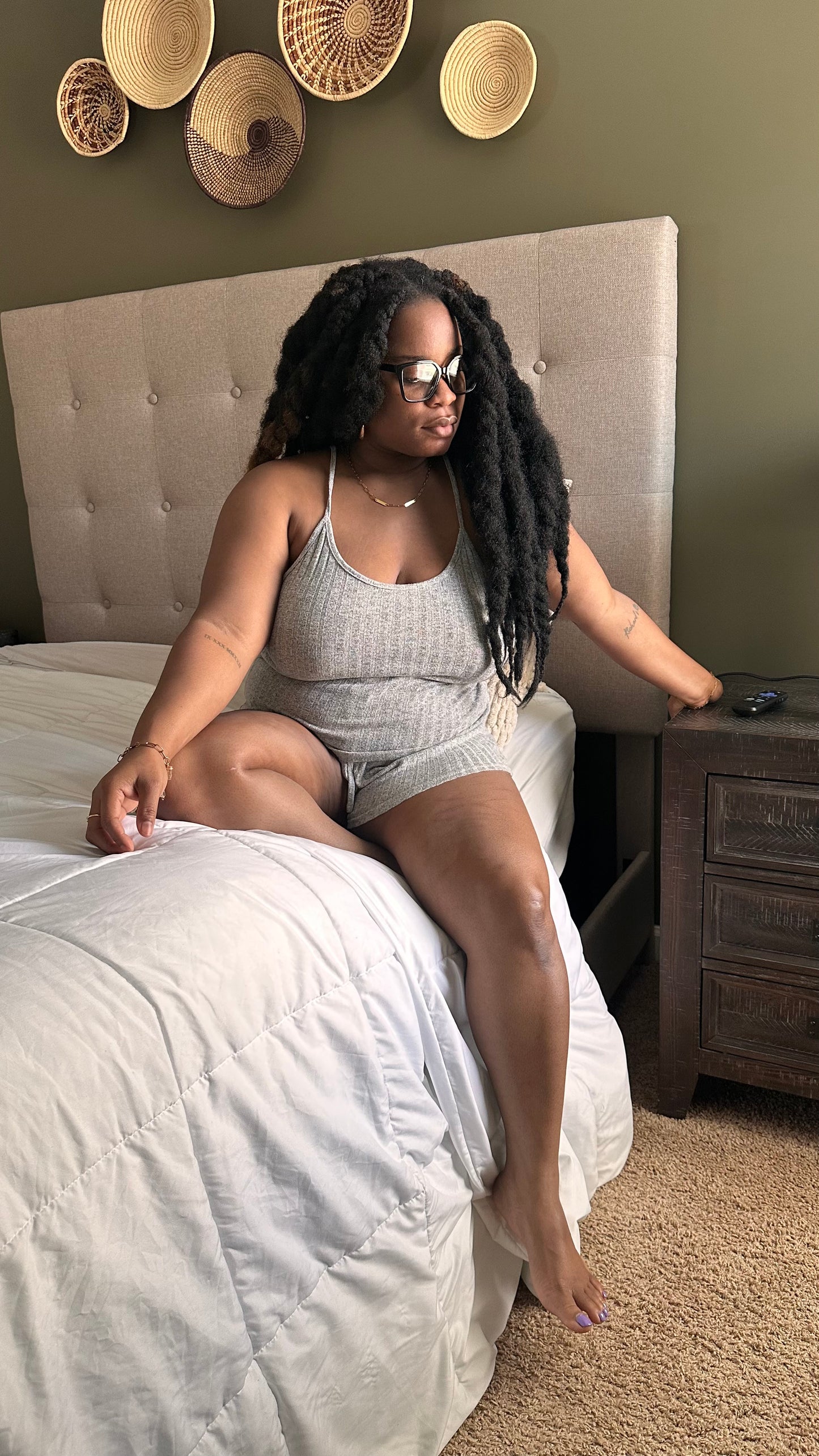 Stone Waffle Lounge Set