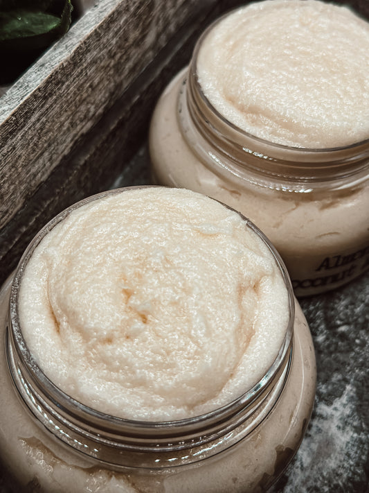 Almond Coconut Milk Sugar Scrub