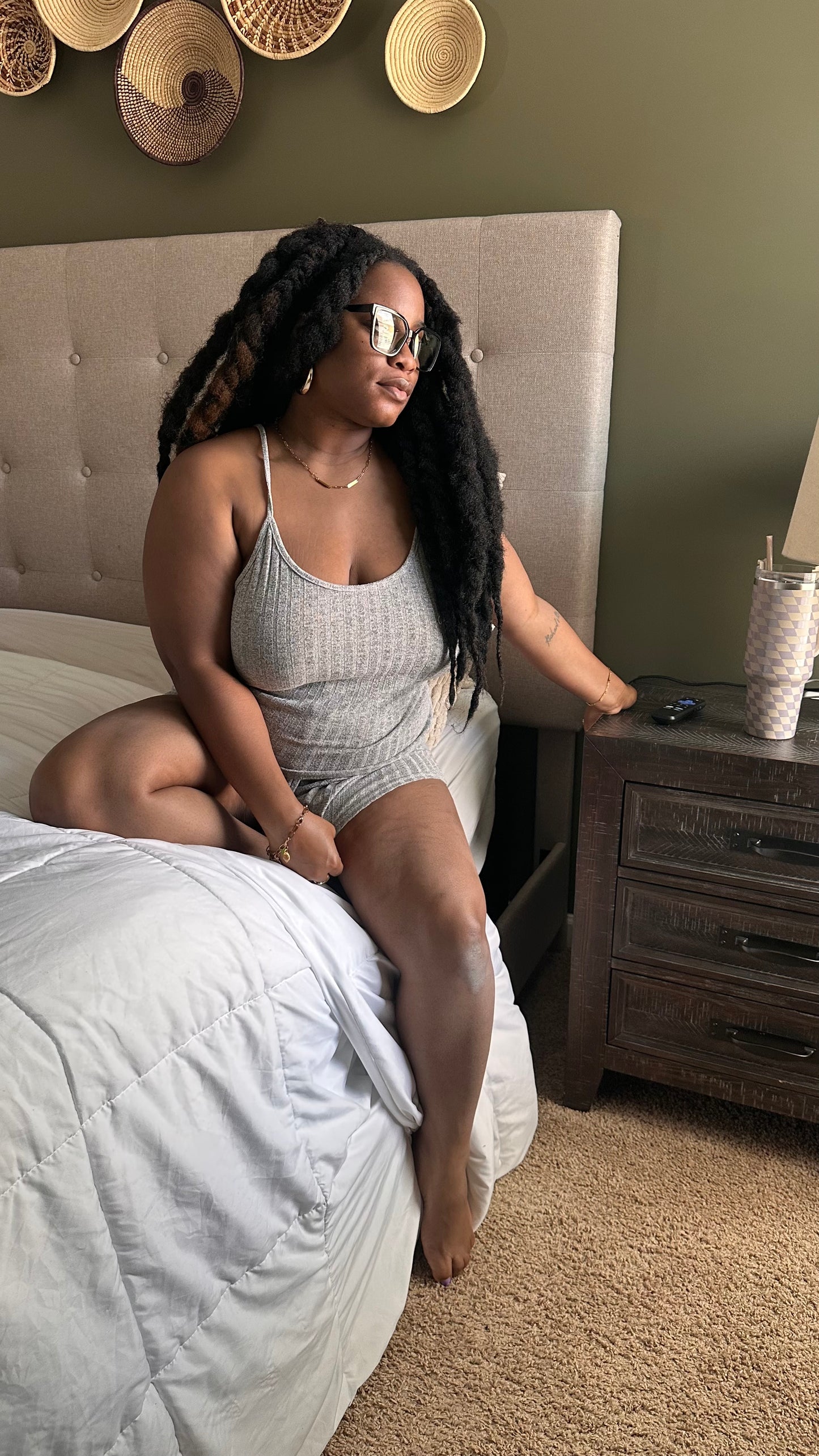 Stone Waffle Lounge Set