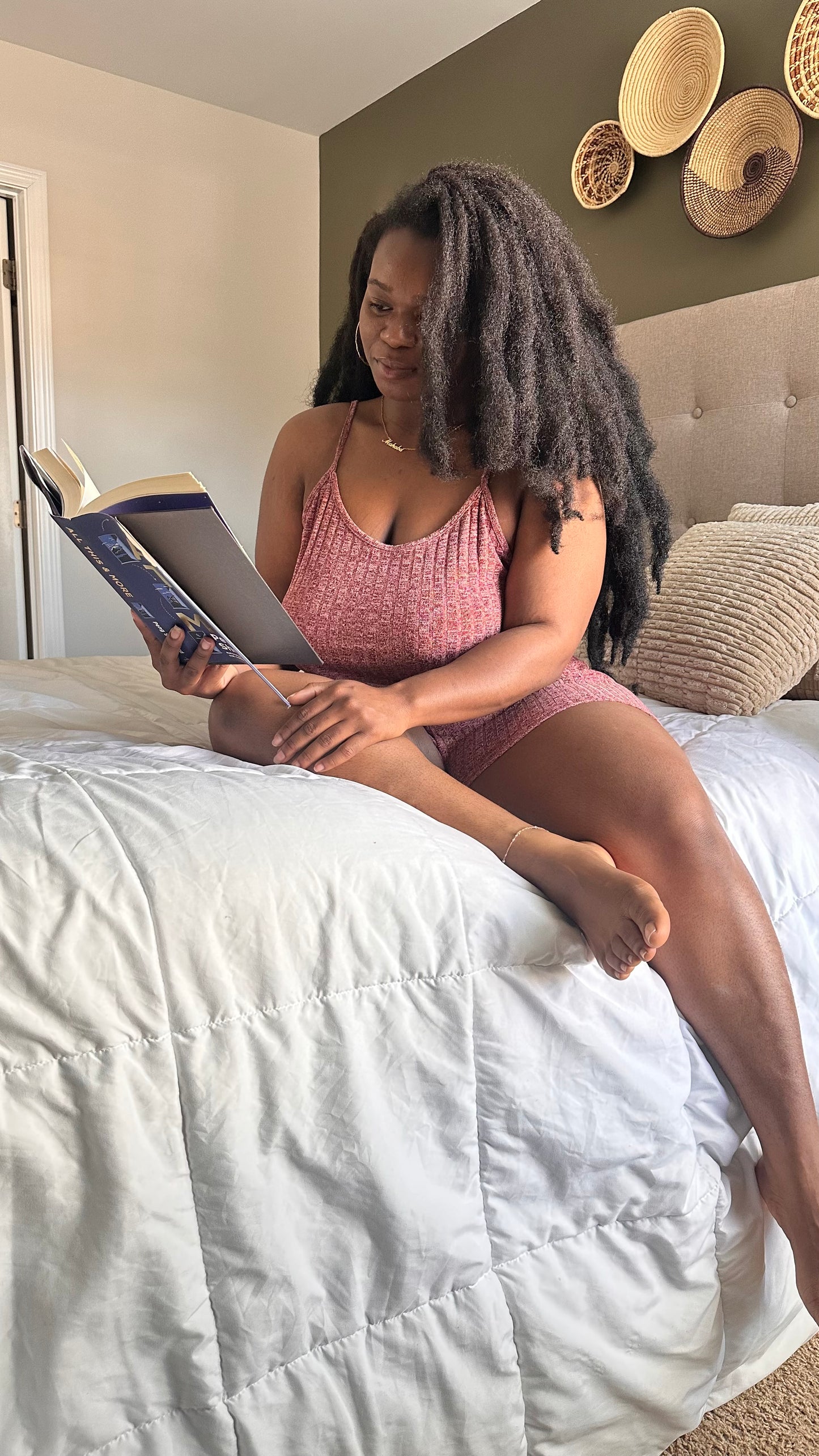 Dusty Rose Waffle Lounge Set