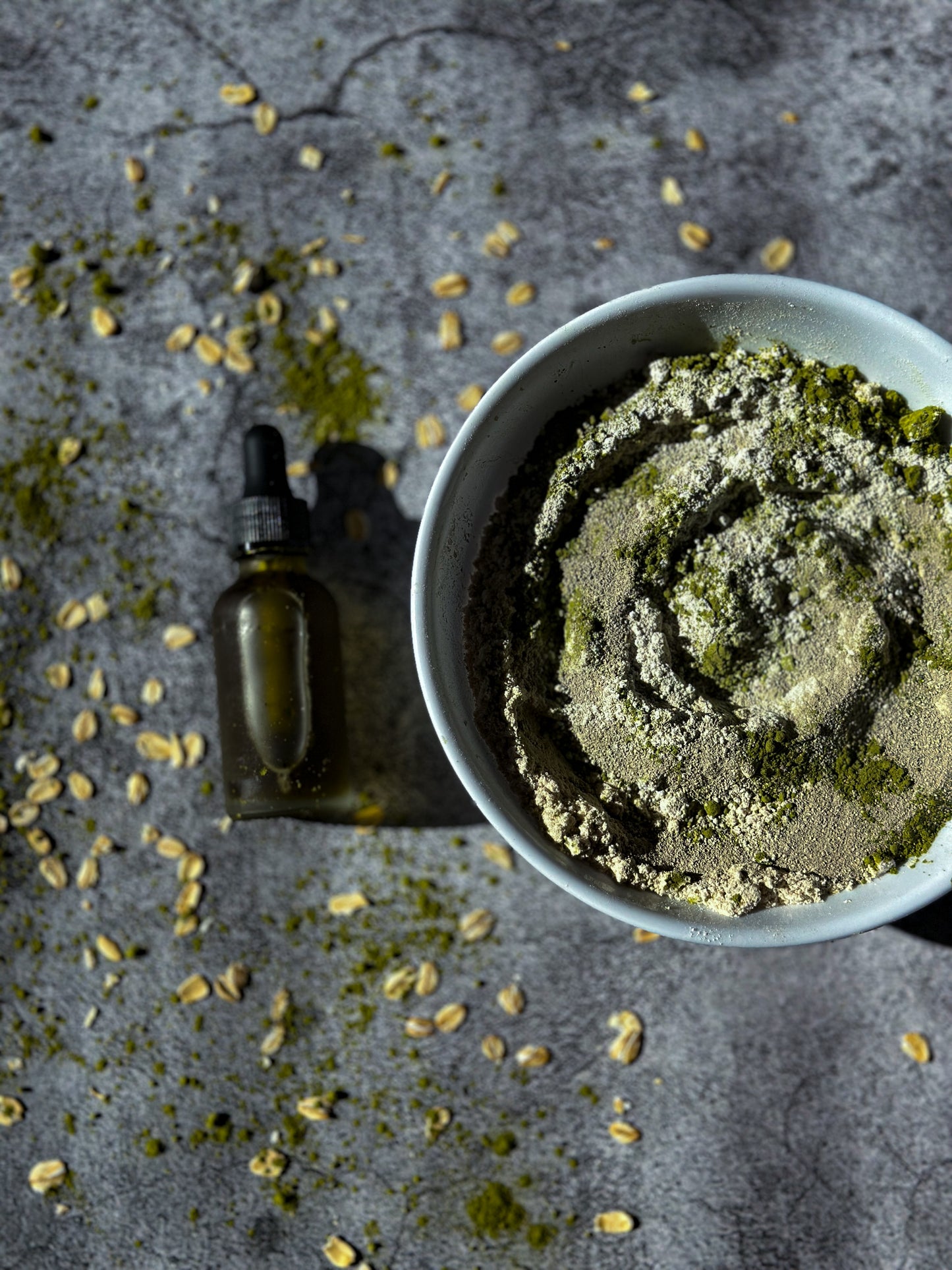 Matcha + Oats Face Mask