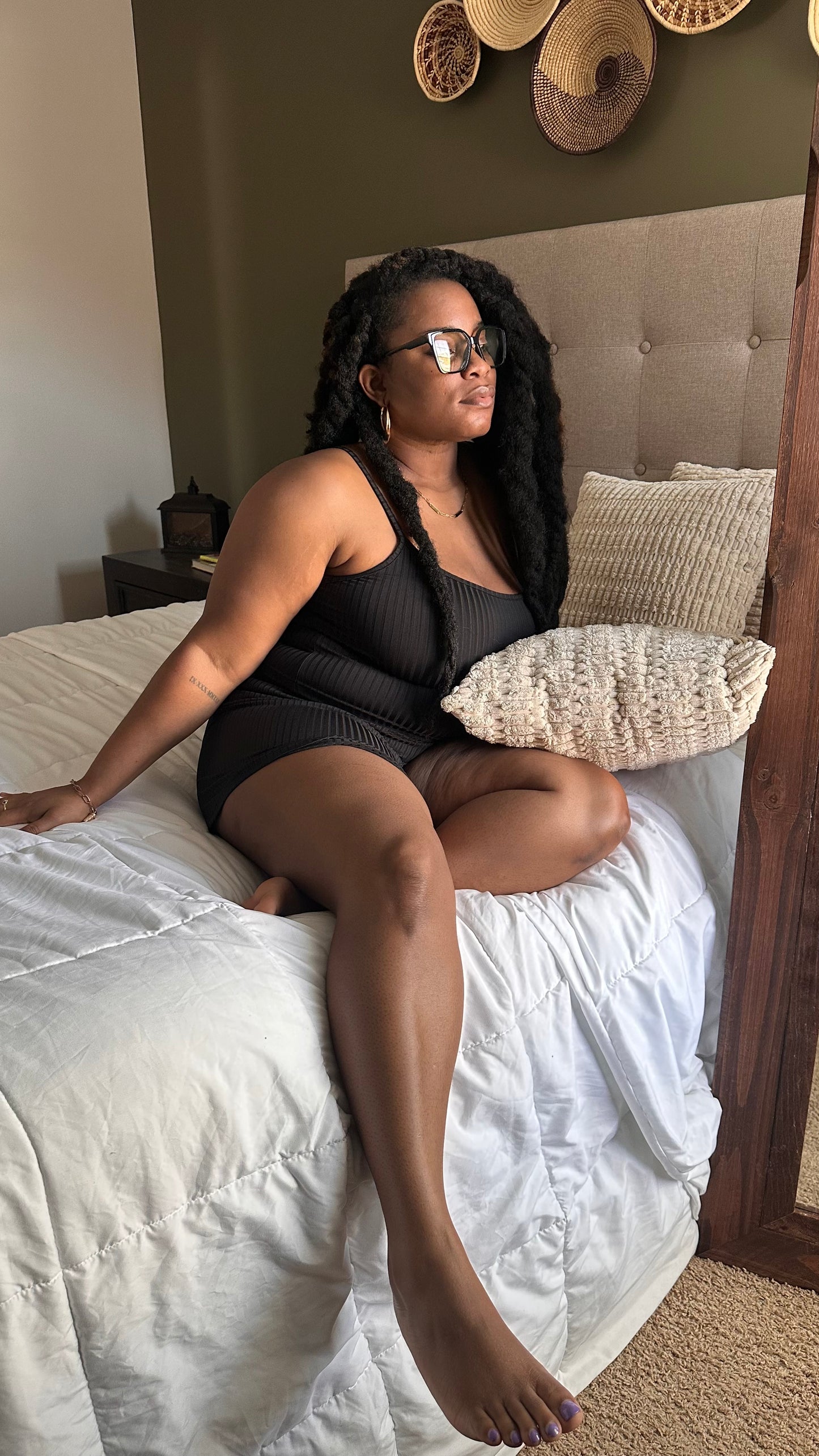 Onyx Ribbed Lounge Set